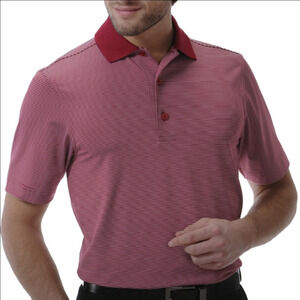 JOS A BANK Leadbetter Gollf Short Sleeve Harlequin Print Polo Size L